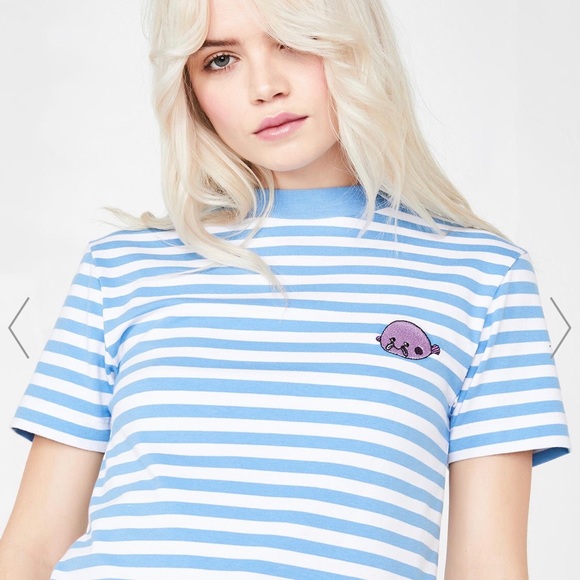 Lazy Oaf Tops - Lazy Oaf Blob Fish Shirt Unopened